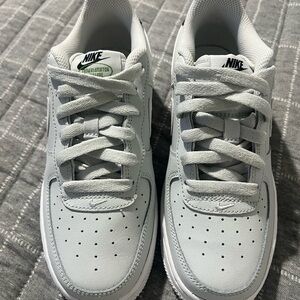 Nike Air Force 1 LVB Kids Photon Dust/Black/Chlorophyll/White Sneakers